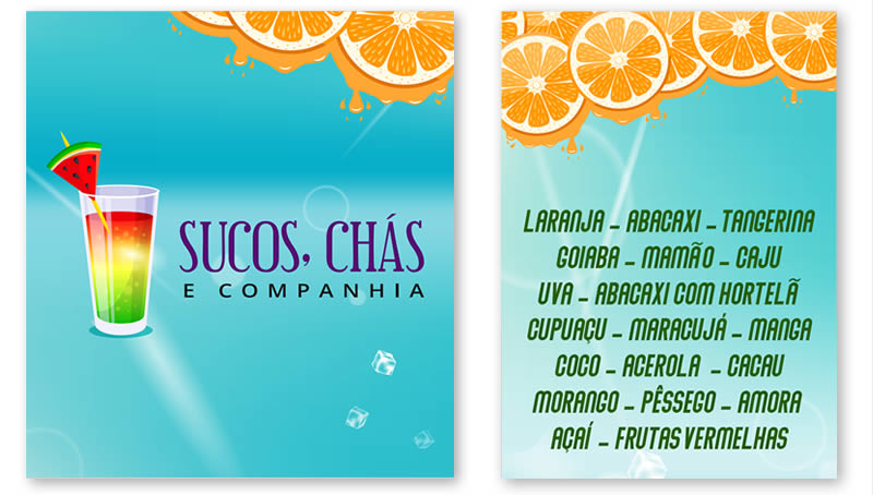 Comunicação Visual - Sucos & Cia